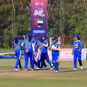 Women's Asia Cup Rising Stars Final: Tejal Hasabnis’ unbeaten 51 powers India A to 46-run win over Bangladesh A (Credit: X/BCCI Women)