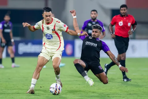 Odisha, Inter Kashi share points in the Indian Super League 2025-26 in Bhubaneswar on Tuesday. Photo credit: AIFF