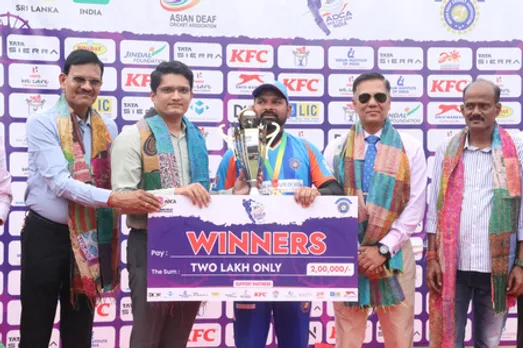 India deaf team wins inaugural ADCA T20I Asia Cup in Cuttack (Credit:ADCA)