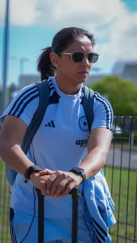 ‘She is fit and fine’: Deepti Sharma confirms skipper Harmanpreet Kaur’s availability for 2nd ODI against Australia in the Women's ODI series. Photo credit: BCCI Women