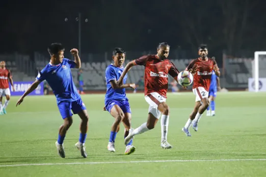 Gokulam Kerala FC, Chanmari FC Kerala begin with a stalemate in Match 2 of the Indian Football League 2025-26 season, at the Rajiv Gandhi Stadium in Aizawl on Friday. Photo credit: AIFF