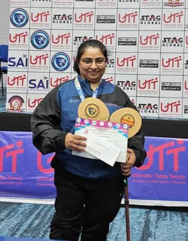 Adani Sportsline’s athlete Nurjahan Jamani crowned UTT Para National Champion