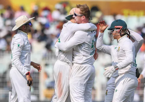 Kolkata: Day 3 of the First Test Match Between India and South Africa