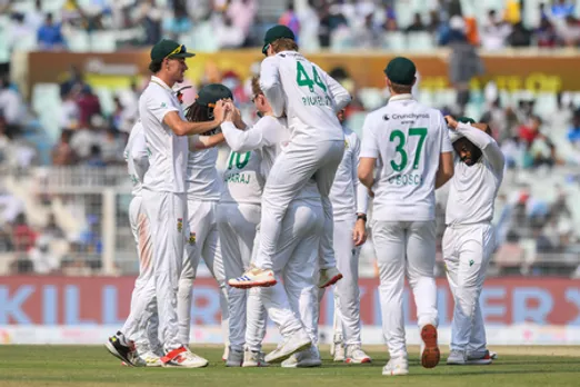 Kolkata: Day 3 of the First Test Match Between India and South Africa