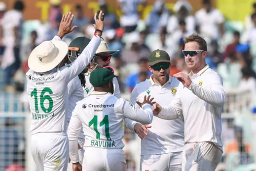 Kolkata: Day 3 of the First Test Match Between India and South Africa