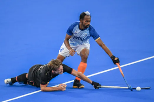 Paris: Men's semifinal field hockey match between Germany and India at Paris Olympics 2024