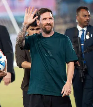 Lionel Messi attends GOAT India Tour 2025 event in Hyderabad