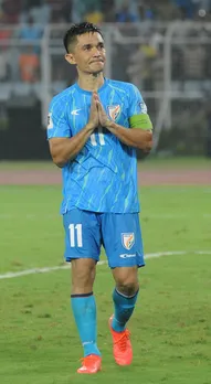 Kolkata : Preliminary joint qualification round 2 match for the FIFA World Cup 2026 and AFC Asian Cup between India and Kuwait