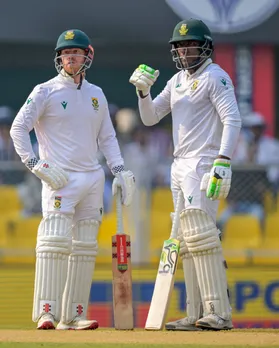 Guwahati: Day 2 of the Second Test Match Between India and South Africa