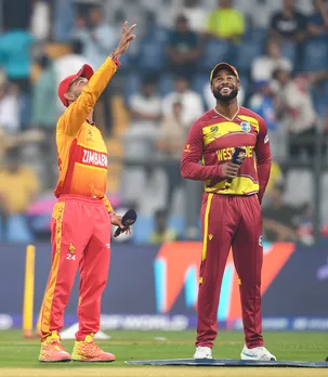Mumbai: ICC Men's T20 World Cup 2026- Zimbabwe vs  West Indies