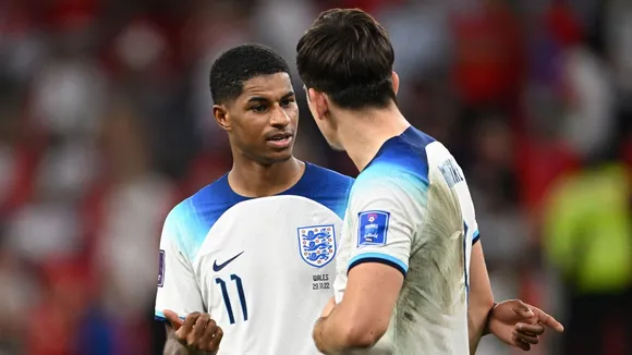 Marcus Rashford and Harry Maguire