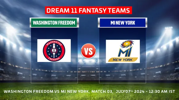 WAS vs NY Dream11