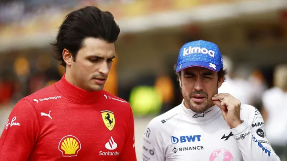 Carlos Sainz and Fernando Alonso