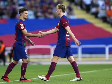 Frenkie de Jong and Gavi