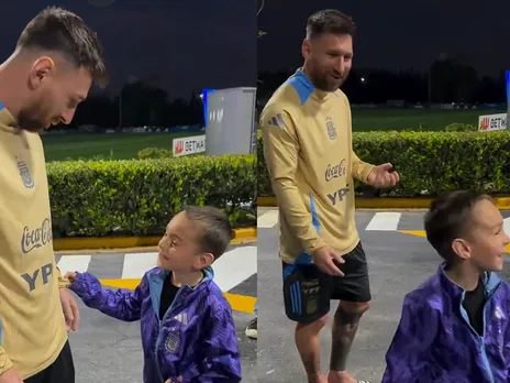 Lionel Messi young fan