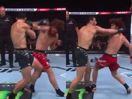 Sharaputdin Magomedov at UFC 308 (Source: X)