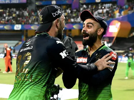 Glenn Maxwell and Virat Kohli