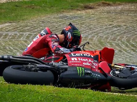 Bagnaia crash Malay