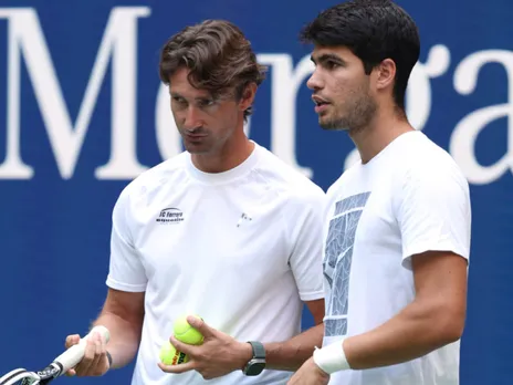 Carlos Alcaraz and Juan Carlos Ferrero