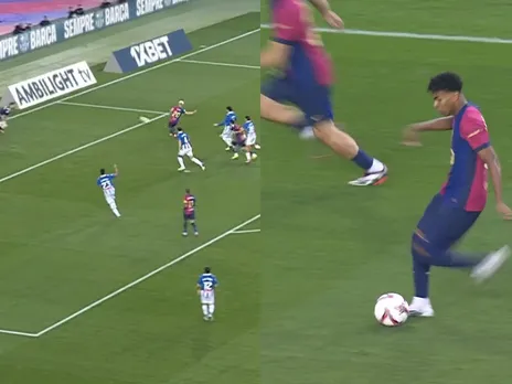 Lamine Yamal Assist for Olmo