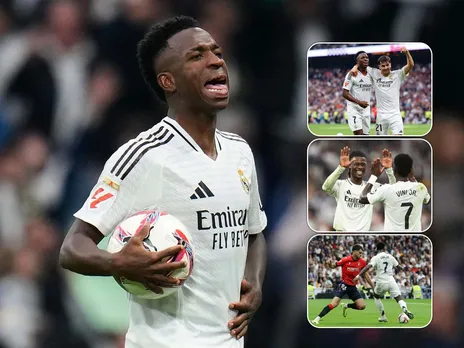 Vinicius Hat-trick vs Osasuna