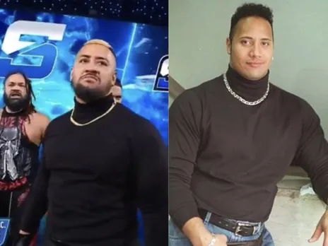 Solo Sikoa and The Rock