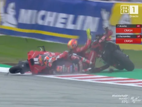 MotoGP crash