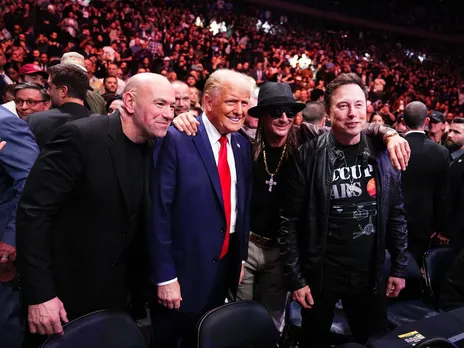WATCH: WWE Hall of Famer and US President Donald Trump attends UFC 309