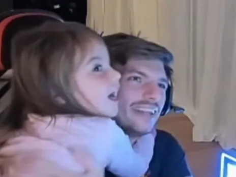 Max Verstappen with Penelope 