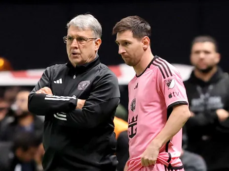 Lionel Messi and Tata Martino