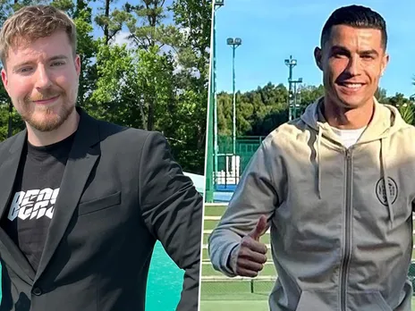 Mr Beast and Cristiano Ronaldo