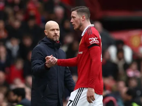 Wout Weghorst and Erik ten Hag
