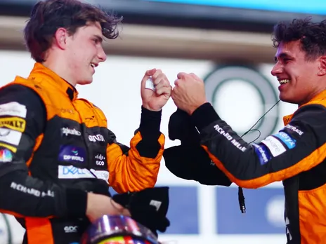 Oscar Piastri and Lando Norris
