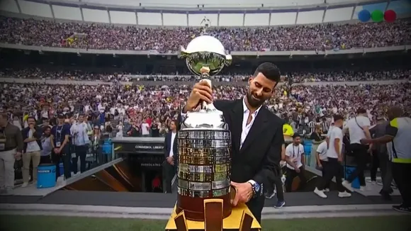 Novak Djokovic at Copa Libertadores 