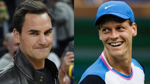 Roger Federer and Jannik Sinner (Source - X)