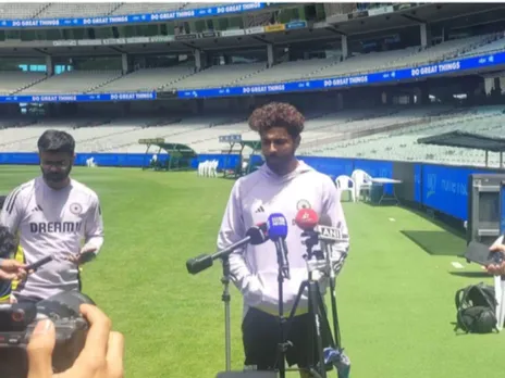 Ravindra Jadeja during a press interaction at MCG, Melbourne (File Photo: X)