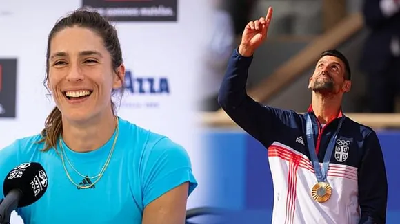 Andrea Petkovic and Novak Djokovic