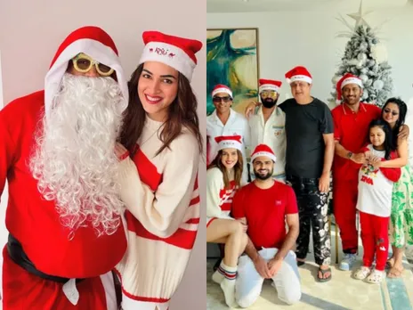 MS Dhoni in a Christmas Celebration with Bollywood actress Kriti Sanon and her rumoured boyfried Kabir Bahia (File Photo: Instagram)