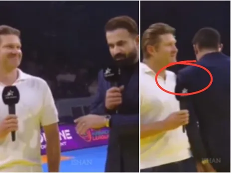 Irfan Pathan and Shane Watson recreating 'Shoulder 'Charge' incident involving Virat Kohli and Sam Konstas (File Photo: X)