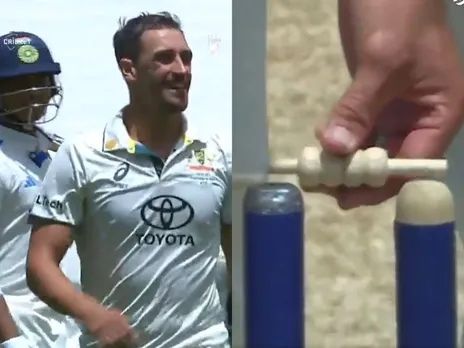 Mitchell Starc and Yashasvi Jaiswal