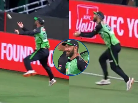 Glenn Maxwell takes best catch of BBL 2024 season vs Brisbane Heat
