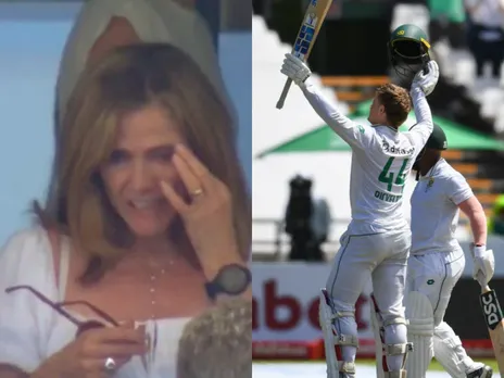 Ryan Rickelton's mother gets emotional after the  batter scores century in Cape Town Test (File Photo: X)  