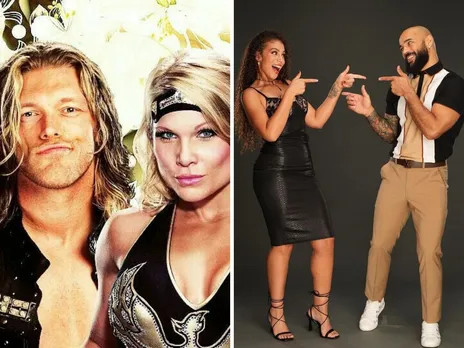 Beth Phoenix and Samantha Irvin spotted backstage during AEW Dynamite