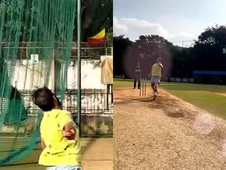 Mohammed Shami bowling in the nets ahead of team selection for England series and Champions Trophy