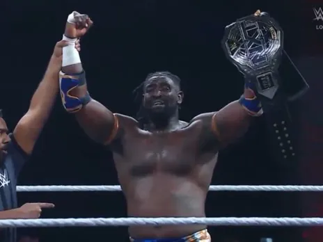 WATCH: Oba Femi becomes new NXT Champion after beating Trick Williams and Eddy Thorpe on WWE NXT New Years Evil