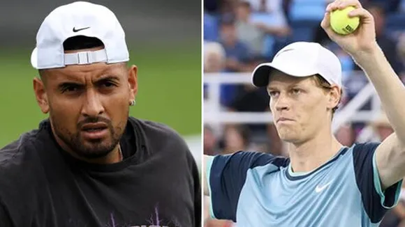 Nick Kyrgios and Jannik Sinner (Source - X)