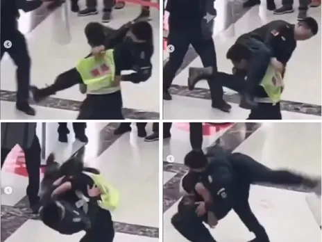 WATCH: Video of Chinese cop's Rey Mysterio style Hurricanrana to catch a man goes viral 
