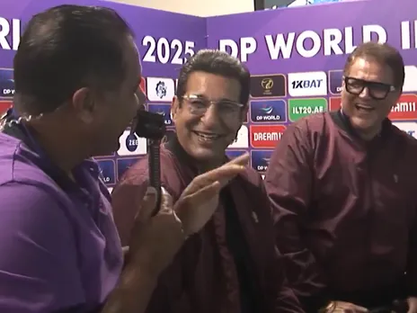 Wasim Akram and Waqar Younis left amazed with Vivek Razdan's commentary during ILT20 tournament