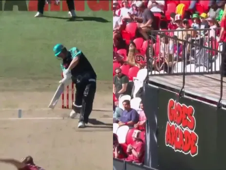 Cricket star Jack Wood smashes three successive sixes during BBL 2024 game 