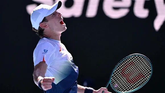 Tennis star and home favorite Alex de Minaur